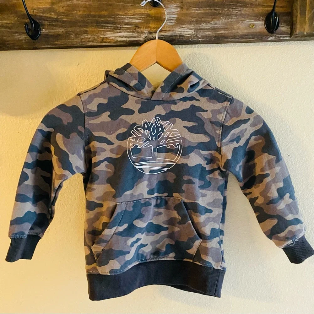 ⭐️ TIMBERLAND Boys Camo Hoodie